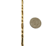 14k Yellow Gold 22.7g Solid Heavy 3mm Milano Rope Chain Necklace Italy 20"