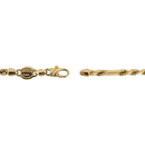 14k Yellow Gold 22.7g Solid Heavy 3mm Milano Rope Chain Necklace Italy 20"