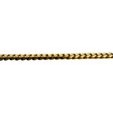 14k Yellow Gold 21.5g Solid 4mm Cuban Curb Link Chain Necklace Italy 20.5"