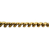 14k Yellow Gold 16g Polished Milor 8mm San Marco Link Bracelet Italy 7.25"