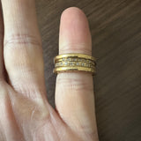 Bulgari B.zero1 18k Yellow Gold and Diamond Band Ring Size 5.5