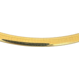 14k Yellow Gold 27.6g Solid Heavy 6mm Omega Link Necklace 16"