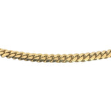 14k Yellow Gold 32.5g Solid Heavy 4.5mm Curb Cuban Link Chain Necklace Italy 20"