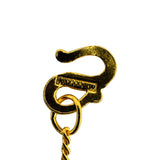 24k Pure Yellow Gold 5.2g Solid Thin 1.5mm Curb Link Chain Necklace 15.5"