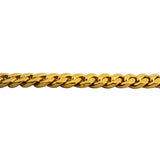 24k Pure Yellow Gold 32g Solid Heavy 6.5mm Curb Link Bracelet 6.75"