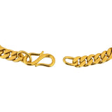 24k Pure Yellow Gold 32g Solid Heavy 6.5mm Curb Link Bracelet 6.75"