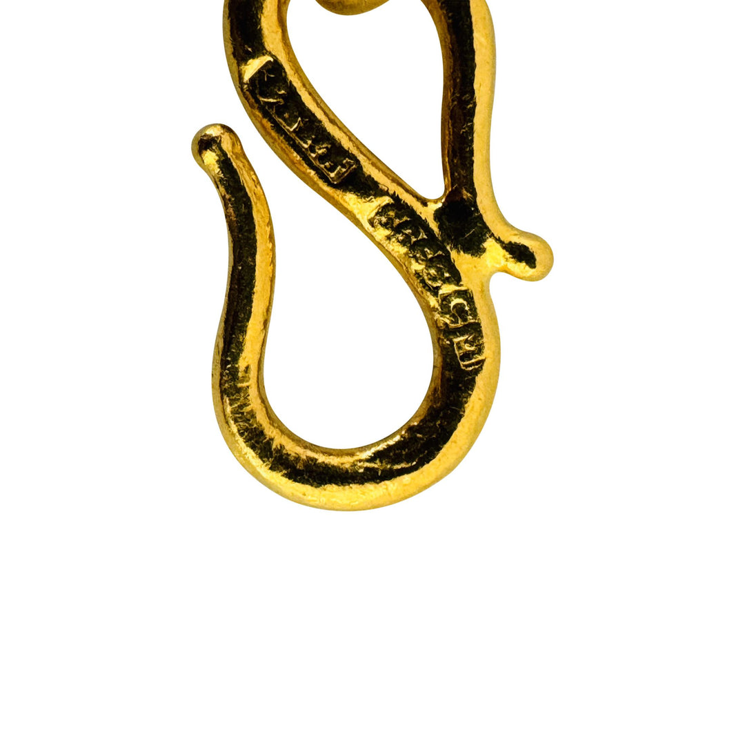 24k Pure Yellow Gold 32g Solid Heavy 6.5mm Curb Link Bracelet 6.75"
