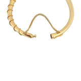 14k Yellow Gold 9.9g Ladies Vintage Rope Twist Bangle Bracelet 6.5"