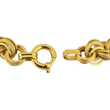 14k Yellow Gold 15.7g Hollow Thick 12.5mm Circle Cable Link Bracelet Italy 8"