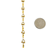 24k Pure Yellow Gold 4g Solid Thin Dainty 5mmFancy Link Bracelet 7"