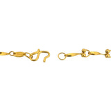 24k Pure Yellow Gold 4g Solid Thin Dainty 5mmFancy Link Bracelet 7"