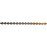 18k Yellow Gold 8.9g Solid Thin Vintage UnoAErre Circle Link Necklace Italy 24"