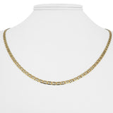 14k Yellow Gold 8g Solid Thin 3mm Mariner Link Chain Necklace Italy 20"