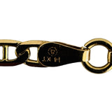 14k Yellow Gold 8g Solid Thin 3mm Mariner Link Chain Necklace Italy 20"