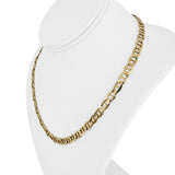 14k Yellow Gold 22.7g Solid 6.5mm Mariner Link Chain Necklace 18"