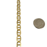 14k Yellow Gold 22.7g Solid 6.5mm Mariner Link Chain Necklace 18"
