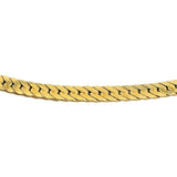 14k Yellow Gold 26g UnoAErre Solid Thick Herringbone Link Necklace Italy 16.5"