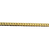 14k Yellow Gold 26g UnoAErre Solid Thick Herringbone Link Necklace Italy 16.5"
