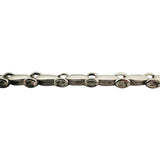 14k White Gold 10.8g Ladies Polished 6mm Fancy Link Bracelet Italy 7.25"