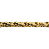 14k Yellow Gold 20g Ladies Chunky 14mm Fancy Link Bracelet Turkey 7.75"