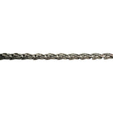 10k White Gold and 0.90cttw Diamond Ladies Link Bracelet 7.25"