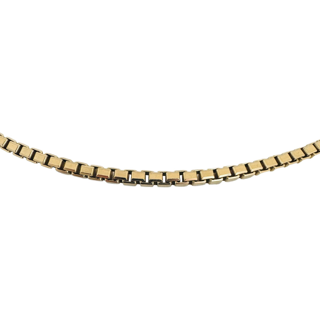 14k Yellow Gold 28.7g Solid Heavy 3mm Box Link Chain Necklace 18"