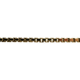 14k Yellow Gold 28.7g Solid Heavy 3mm Box Link Chain Necklace 18"