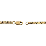 14k Yellow Gold 28.7g Solid Heavy 3mm Box Link Chain Necklace 18"