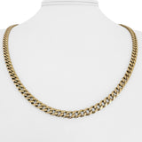 10k Yellow Gold 12.6g Hollow Light 5mm Curb Link Chain Necklace Turkey 21"