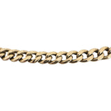 10k Yellow Gold 12.6g Hollow Light 5mm Curb Link Chain Necklace Turkey 21"