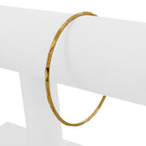22k Yellow Gold 9.3g Solid Vintage 2.5mm Bangle Bracelet 7.75"