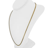 18k Yellow Gold 19.6g Vintage UnoAErre Serpentine Link Chain Necklace Italy 24"