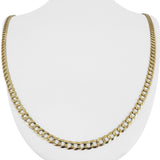 14k Yellow Gold 15.7g Solid Flat 4.5mm Curb Link Chain Necklace 26"