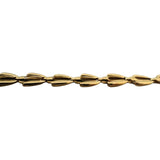 14k Yellow Gold 24.3g Ladies Long 7mm Polished Fancy Link Necklace 30"