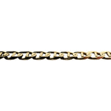 14k Yellow Gold 22.7g Solid 4.5mm Mariner Link Chain Necklace Italy 28"