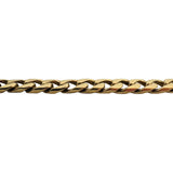 14k Yellow Gold 19g Solid Vintage Men's 5.5mm Curb Link Bracelet 8.25"