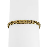 14k Yellow Gold 19g Solid Vintage Men's 5.5mm Curb Link Bracelet 8.25"