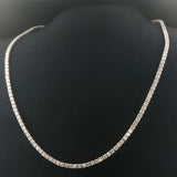 Brand New 12.5cttw Natural Diamond Tennis Necklace in 14k Gold