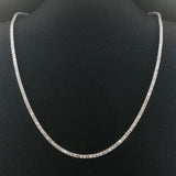 Brand New 4.5cttw Natural Diamond Tennis Necklace in 14k Yellow Gold
