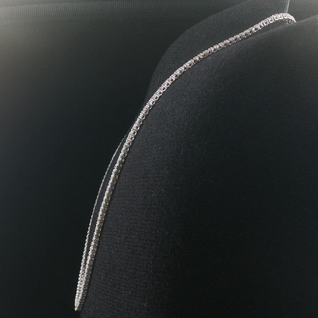 Brand New 4.5cttw Natural Diamond Tennis Necklace in 14k Yellow Gold