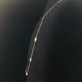 Brand New 2cttw Natural Diamonds by the Yard Necklace in 14k Gold