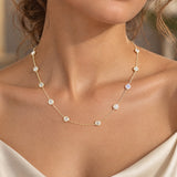 Brand New 2cttw Natural Diamonds by the Yard Necklace in 14k Gold