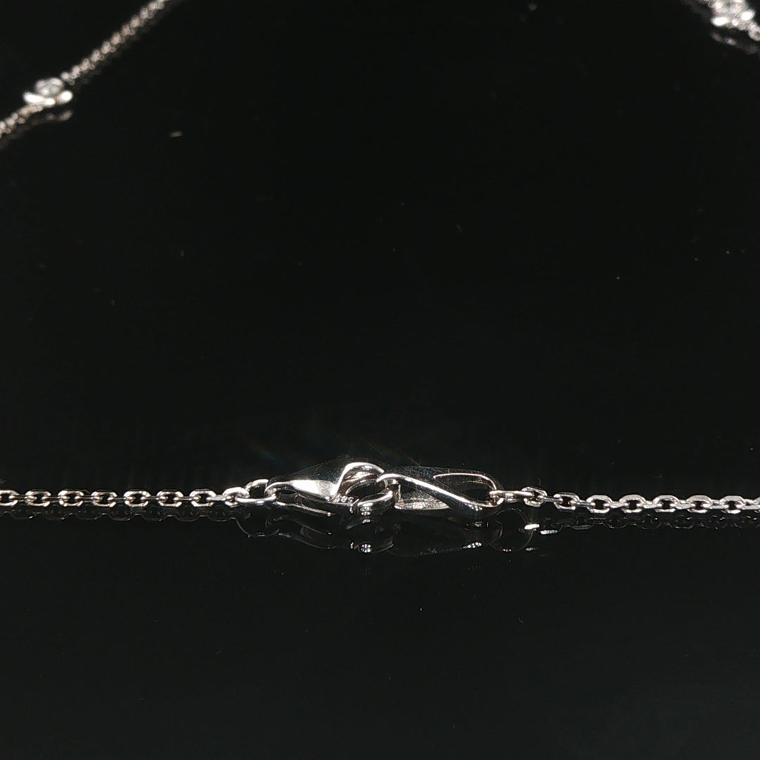 Brand New 1cttw Natural Diamonds by the Yard Necklace in 14k Gold