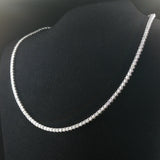 Brand New 10.5cttw Natural Diamond Tennis Necklace in 14k Gold