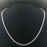 Brand New 8.5cttw Natural Diamond Tennis Necklace in 14k Gold