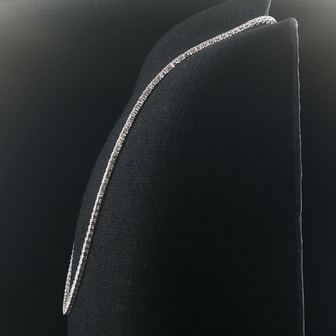 Brand New 8.5cttw Natural Diamond Tennis Necklace in 14k Gold