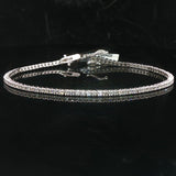Brand New 1.5cttw Natural Diamond Tennis Bracelet in 14k White Gold