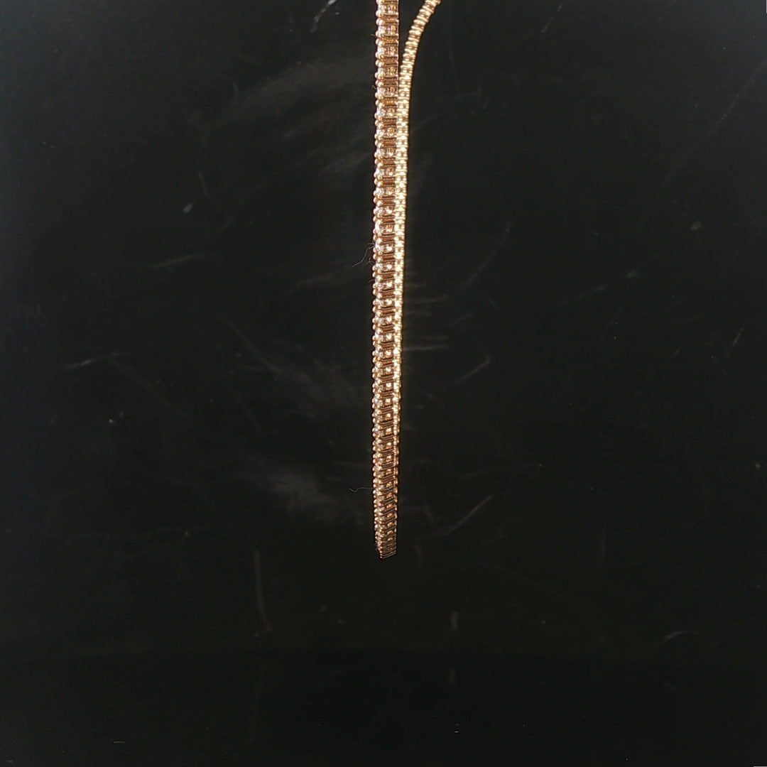 Brand New 4.5cttw Natural Diamond Tennis Necklace in 14k Yellow Gold