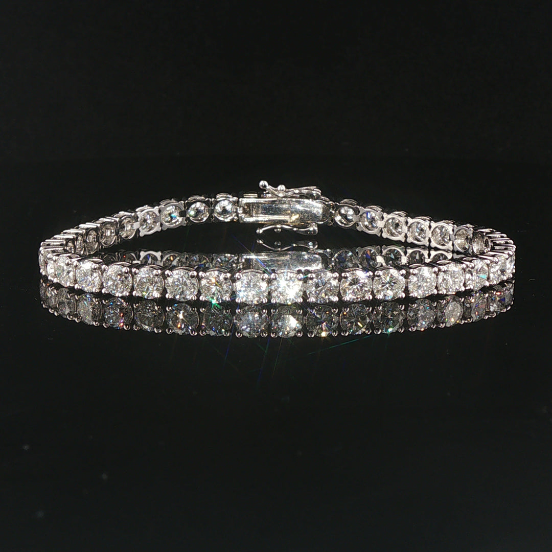 Brand New 12cttw Natural Diamond Tennis Bracelet in 14k Gold