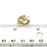 Tiffany & Co. Peretti 18k Yellow Gold Snake Stud Earrings